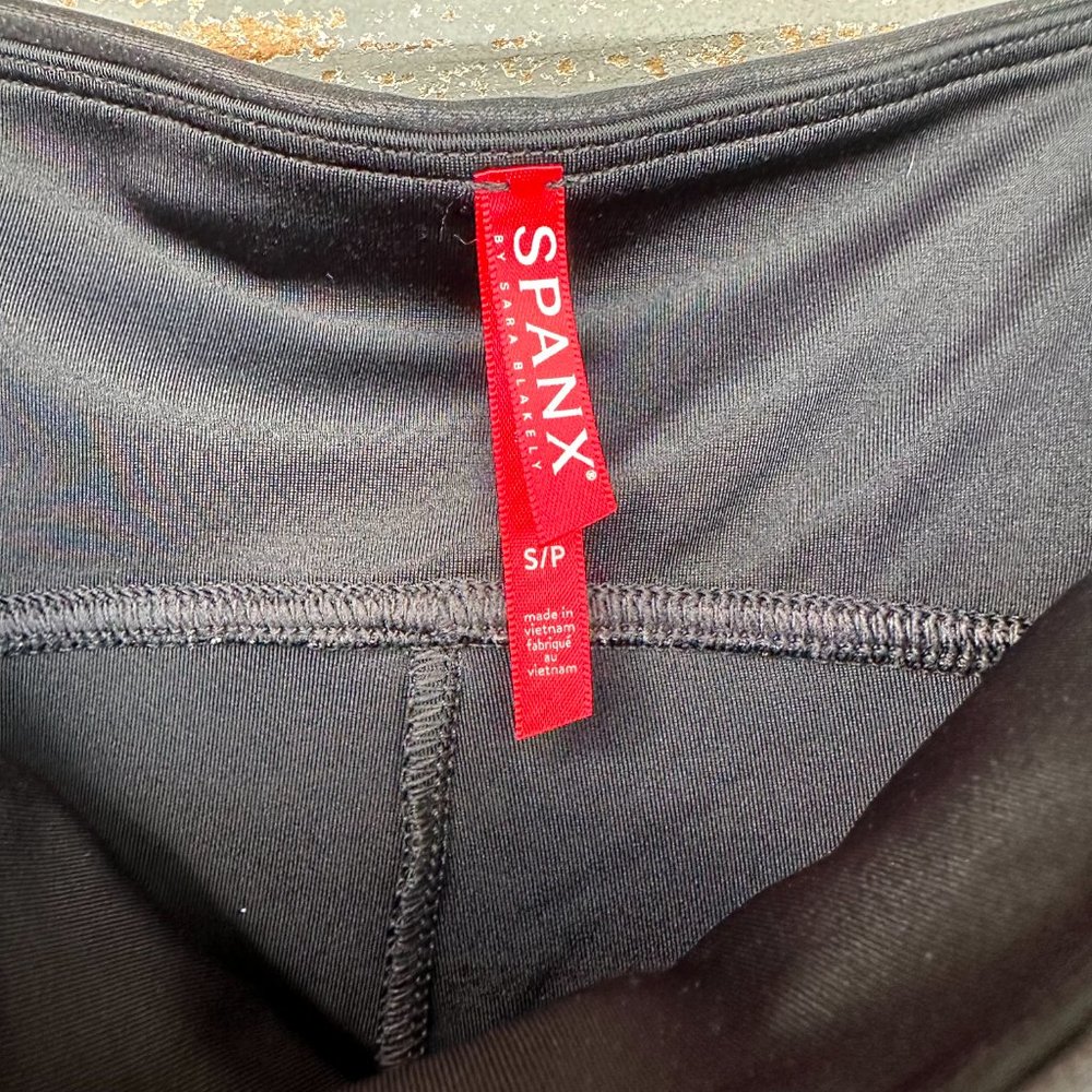 Spanx Faux Leather Leggings Black Sz S NWOT - Picture 7 of 13